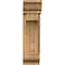 Ekena Millwork Imperial Traditional Rough Sawn Bracket w/ Offset Brace, Western Red Cedar, 6"W x 14"D x 22"H BKT0604X14X22IMP01RWR - alternate 3